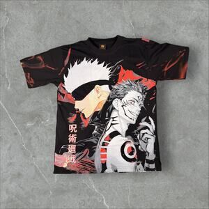 Jujutsu Kaisen Anime AOP All Over Print Double Sided Size XL Manga T-Shirt